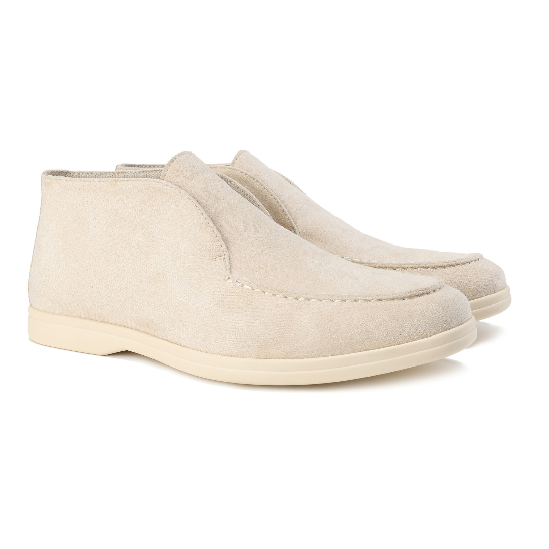 Andreas™ | Wadenhohe Wildleder-Slipper