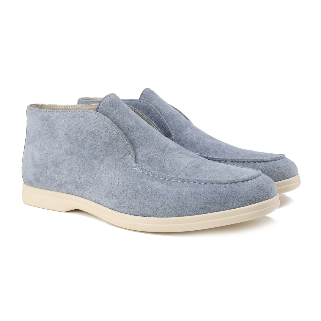 Andreas™ | Wadenhohe Wildleder-Slipper