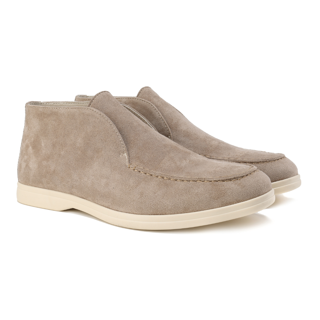 Andreas™ | Wadenhohe Wildleder-Slipper