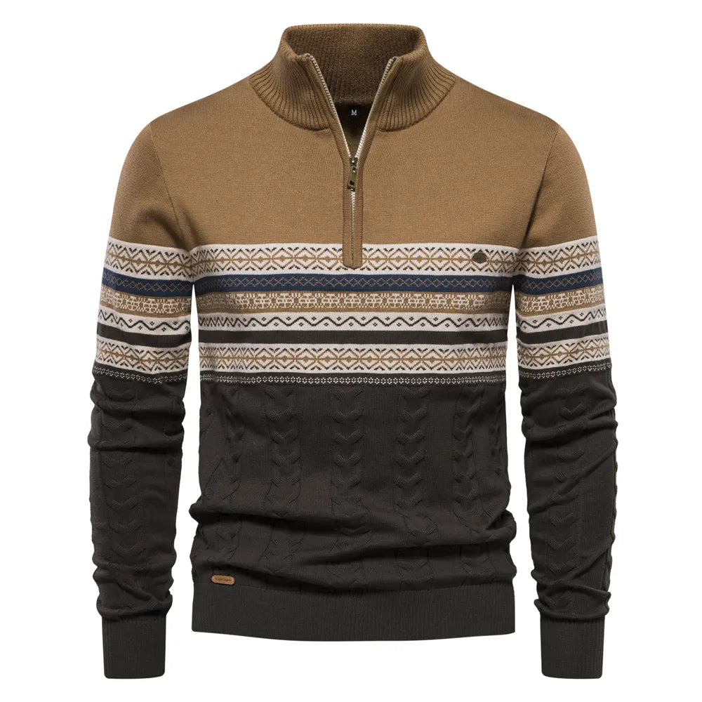 Wilfried™ | Retro gemusterter Pullover