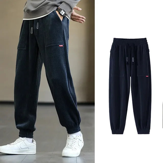 Dirk™ | StreetWear Cord-Harems-Jogginghose