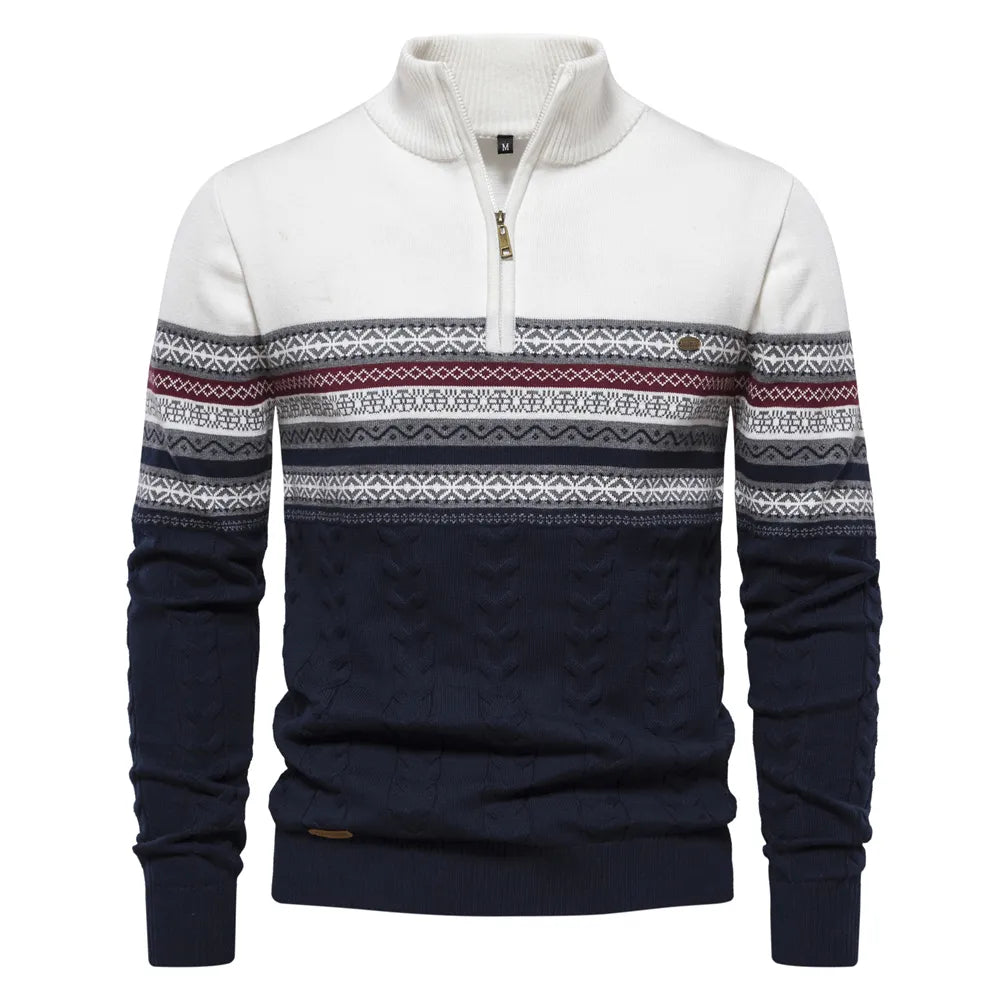 Wilfried™ | Retro gemusterter Pullover